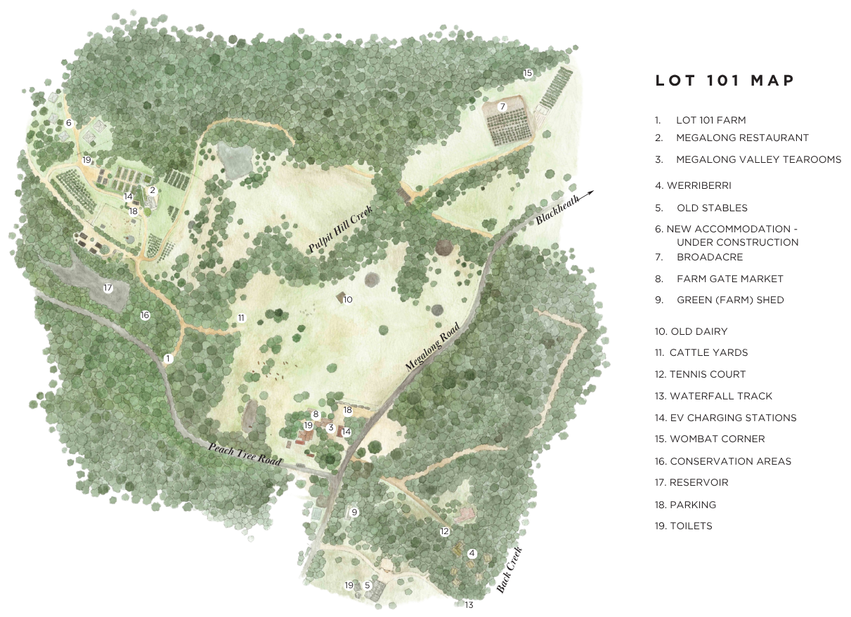 Map of Lot 101